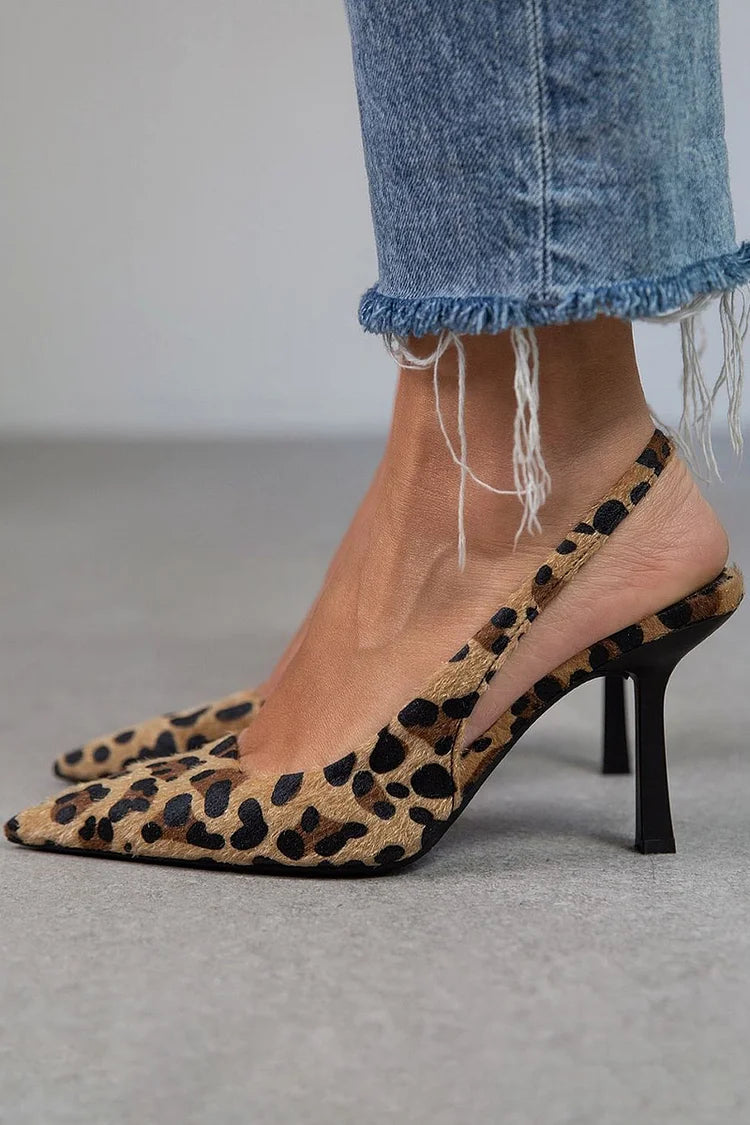 Ottavia | Pantofi stiletto animal print