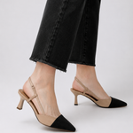 Bianca | Pantofi slingback bej
