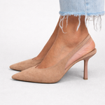 Adelina | Pantofi nude cu toc