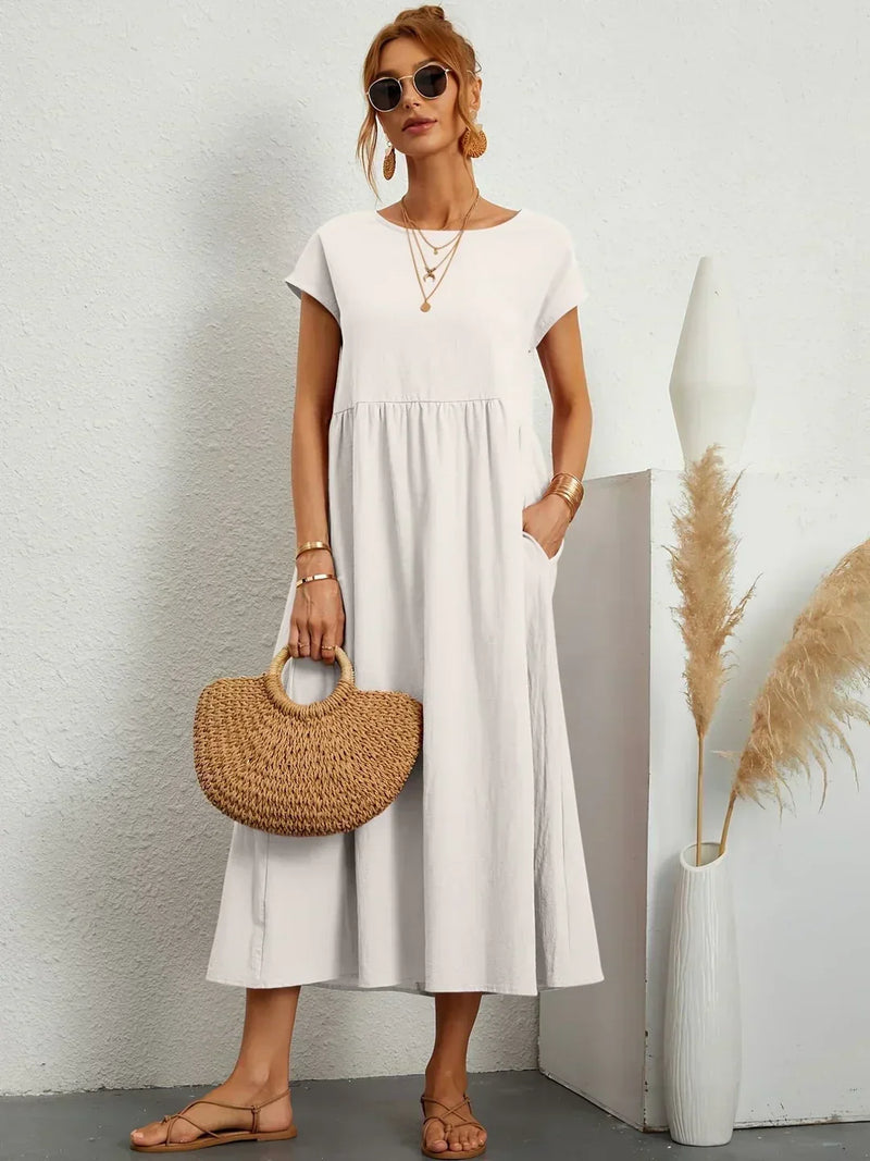 Sofia | Rochie midi elegantă cu un farmec atemporal