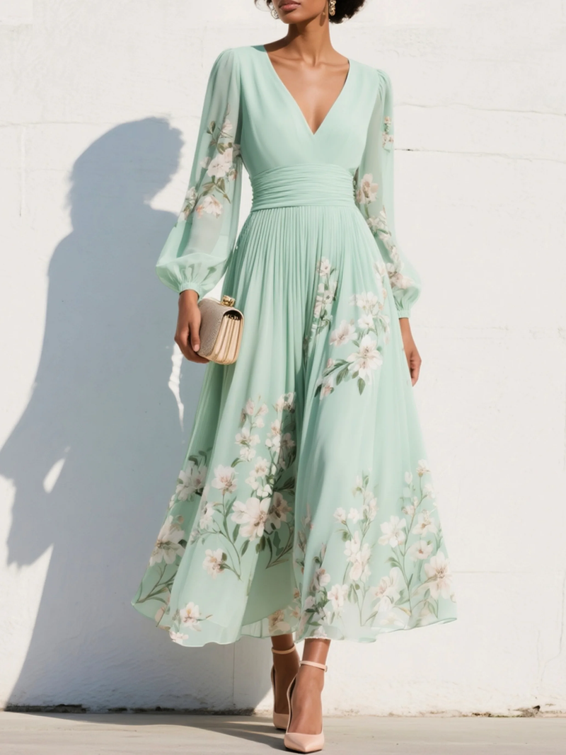 Otilia | Rochie Midi Florală