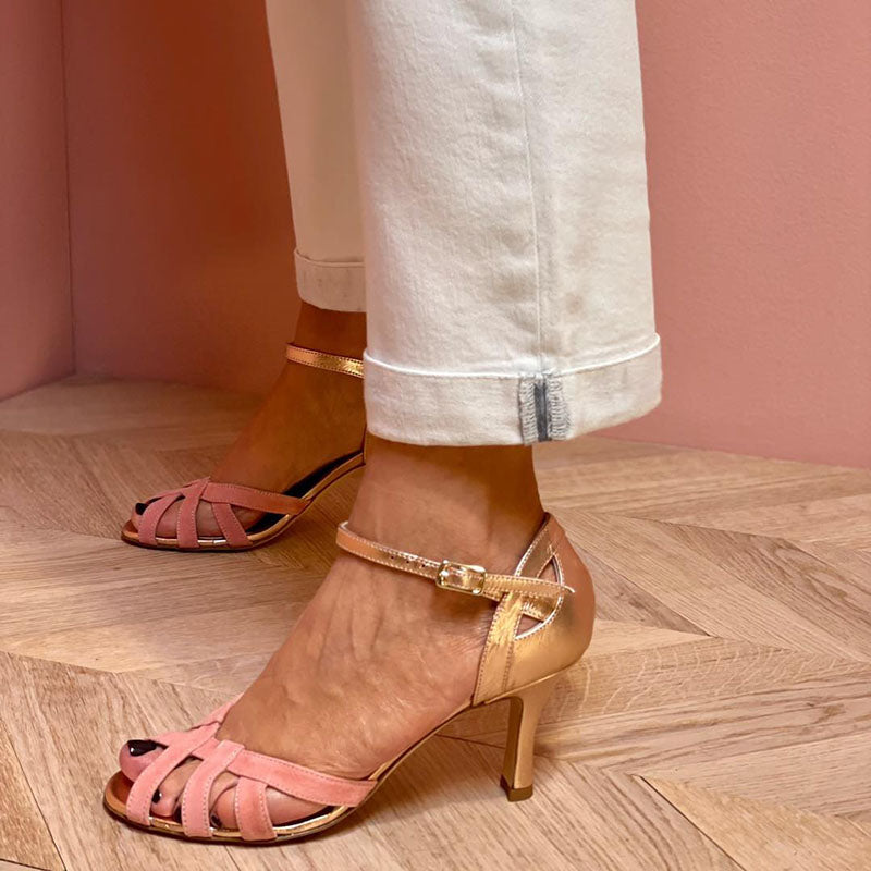 Aurelia | Sandale metalice cu barete