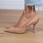 Adelina | Pantofi nude cu toc